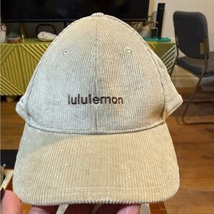 lululemon Tan Corduroy Hat